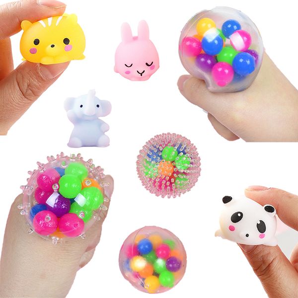 fun soft squeeze ball toy colorful beads relieve stress hand exercise tool for kids adults antistress creativity sensory toy
fun soft squeeze ball toy colorful beads relieve stress hand exercise tool for kids adults antistress creativity sensory toy