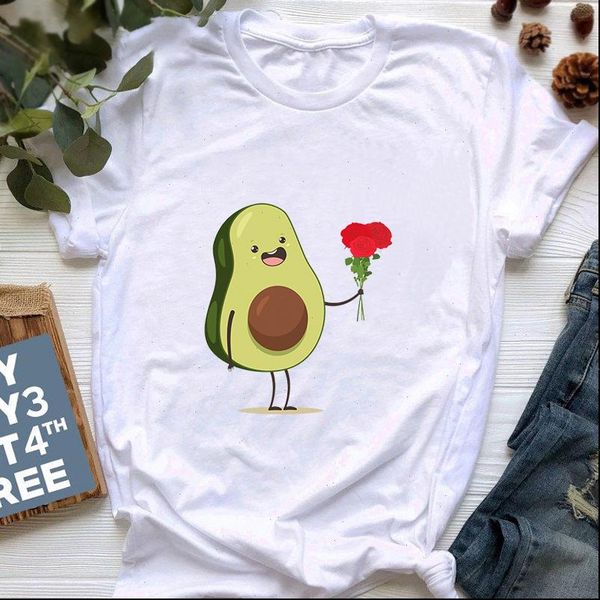 summer cute avocado printed womens t shirts harajuku vegan 90s graphic short sleeve, White
summer cute avocado printed womens t shirts harajuku vegan 90s graphic short sleeve, White
