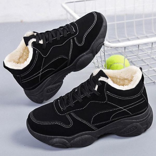 boots shoes woman fleece women's warm slugged bottom casual flat elevator wild luxury designer fashion cotton lightweight, Black
boots shoes woman fleece women's warm slugged bottom casual flat elevator wild luxury designer fashion cotton lightweight, Black