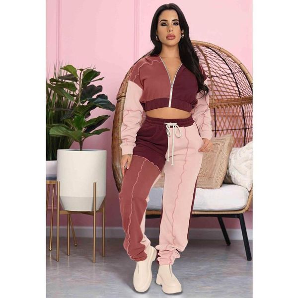 women's two piece pants color block patchwork tracksuit women casual sport fitness zipper long sleeve hooded + sweat slim set jogger, White
women's two piece pants color block patchwork tracksuit women casual sport fitness zipper long sleeve hooded + sweat slim set jogger, White