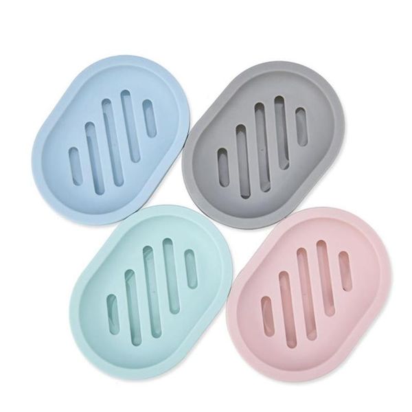 bathroom silicone soap dishes storage holder soapbox plate tray drain creative bath tools torage
bathroom silicone soap dishes storage holder soapbox plate tray drain creative bath tools torage