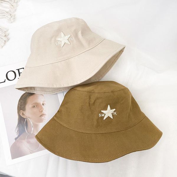 wide brim hats 2021 cotton star embroidery bucket bob hat fisherman outdoor travel chapeau sun cap for men and women, Blue;gray
wide brim hats 2021 cotton star embroidery bucket bob hat fisherman outdoor travel chapeau sun cap for men and women, Blue;gray