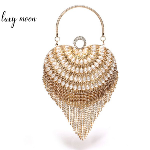 heart shaped women clutch purse finger ring metal diamond pearl elegant lady evening bags
heart shaped women clutch purse finger ring metal diamond pearl elegant lady evening bags