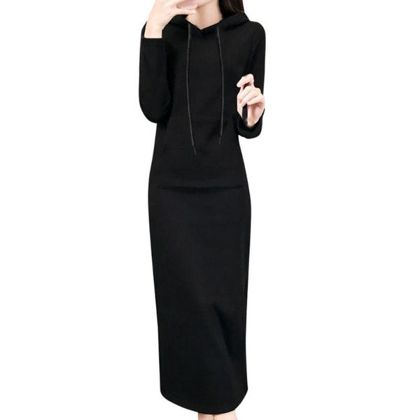casual dresses hooded autumn winter dress fashion o-neck hoodie long sleeve pure color loose ladies black maxi for female z, Black;gray
casual dresses hooded autumn winter dress fashion o-neck hoodie long sleeve pure color loose ladies black maxi for female z, Black;gray