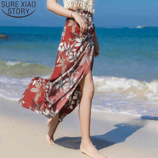 summer casual holiday beach skirts women high waist wrapped chiffon solid seaside lace-up floral print skirt 10143 210508, Black
summer casual holiday beach skirts women high waist wrapped chiffon solid seaside lace-up floral print skirt 10143 210508, Black