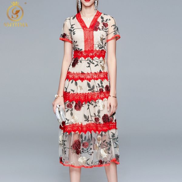 fashion women's summer dress ladies short sleeve lace patchwork embroidery mesh dresses vestidos 210520, Black;gray
fashion women's summer dress ladies short sleeve lace patchwork embroidery mesh dresses vestidos 210520, Black;gray