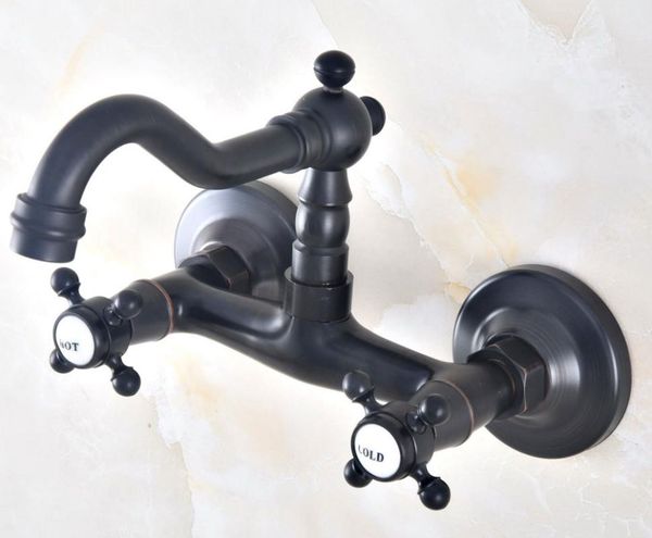 bathroom sink faucets black oil rubbed antique brass kitchen basin faucet mixer tap swivel spout wall mounted dual cross handles mnf458
bathroom sink faucets black oil rubbed antique brass kitchen basin faucet mixer tap swivel spout wall mounted dual cross handles mnf458