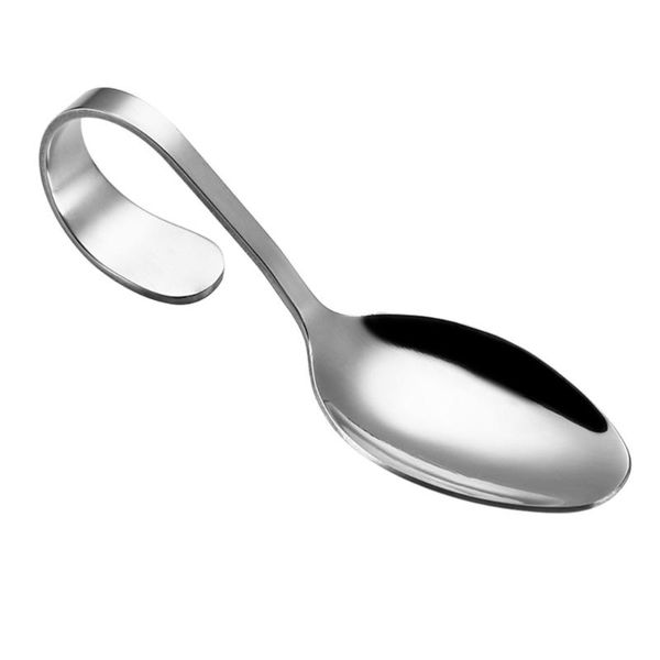 spoons stainless steel spoon curved handle tableware for el buffet kitchen (silver) 
spoons stainless steel spoon curved handle tableware for el buffet kitchen (silver)