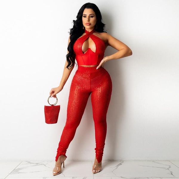 women's two piece pants 2021 fashion fall temperament cross buttoned collar zipper sequined patchwork hip tight trouser se, White
women's two piece pants 2021 fashion fall temperament cross buttoned collar zipper sequined patchwork hip tight trouser se, White