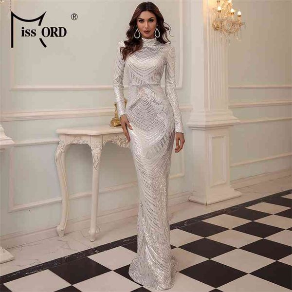 missord women autumn winter elegant high neck sequin dress long sleeve maxi bodycon dress female evening party dress m0649 210329, Black;gray
missord women autumn winter elegant high neck sequin dress long sleeve maxi bodycon dress female evening party dress m0649 210329, Black;gray