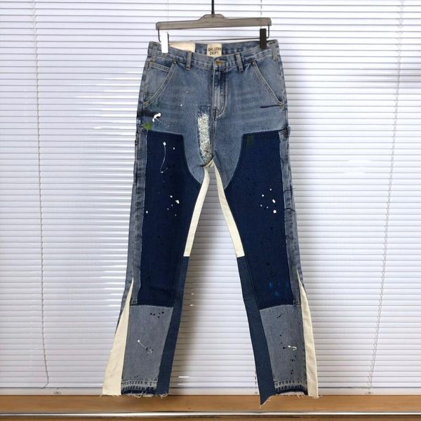 men's jeans blue hole stacked splashing graffiti micro speaker splicing wide leg jean men stitching motorcycle pant patchwork
men's jeans blue hole stacked splashing graffiti micro speaker splicing wide leg jean men stitching motorcycle pant patchwork