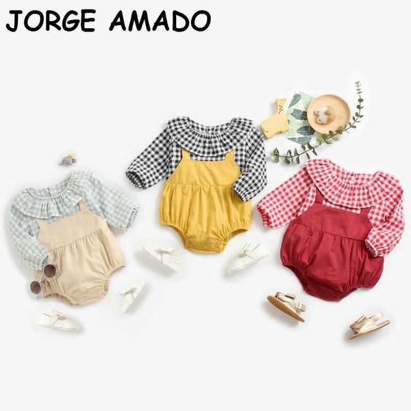 autumn baby girl bodysuit plaid long sleeve fake two piece born romper clothes e2005 210610, Blue
autumn baby girl bodysuit plaid long sleeve fake two piece born romper clothes e2005 210610, Blue