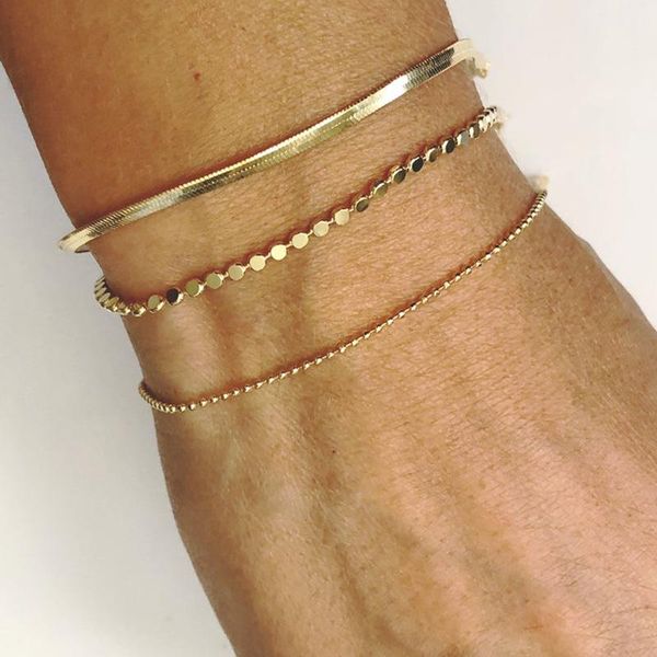 link, chain women bracelet flat beads bracelets woman combination suit bangles personality fashion gold color alloy pulseras, Black
link, chain women bracelet flat beads bracelets woman combination suit bangles personality fashion gold color alloy pulseras, Black
