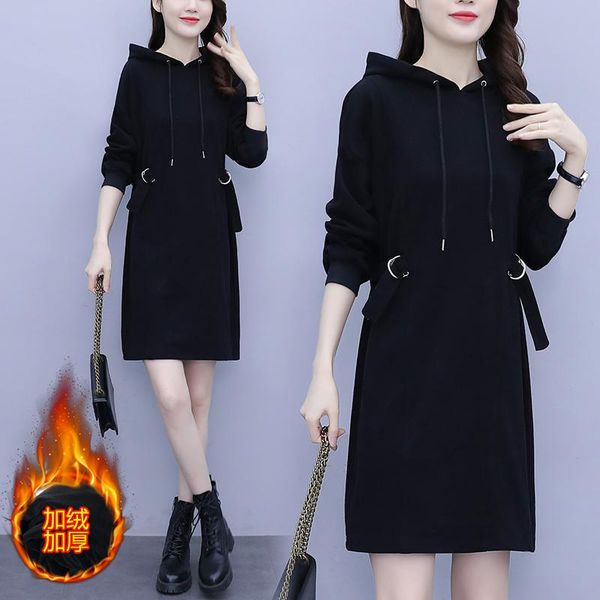 womens thermal hoodies plus size l-5xl dress keep warm xxl xxxl 3xl xxxxl 4xl slim casual loose blouse blusas long t-shirt dresses, Black;gray
womens thermal hoodies plus size l-5xl dress keep warm xxl xxxl 3xl xxxxl 4xl slim casual loose blouse blusas long t-shirt dresses, Black;gray
