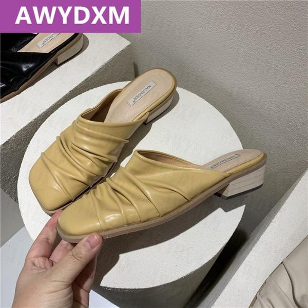 slipper women shoes 2021 fashion female slippers with pleated design comfortable beach shoe dress korean version, Black
slipper women shoes 2021 fashion female slippers with pleated design comfortable beach shoe dress korean version, Black