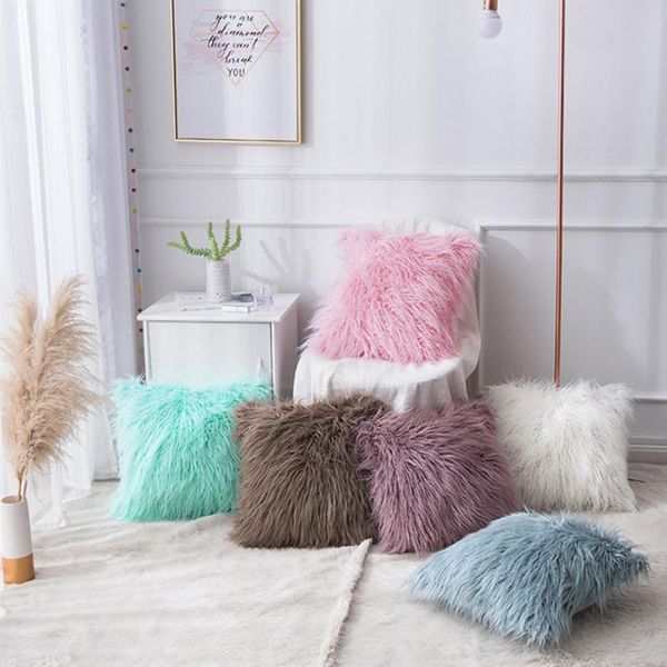 45*45cm nordic style shaggy fluffy cover pillowcase super soft plush faux fur throw pillow case home bedroom sofa cushion cushion/decorative
45*45cm nordic style shaggy fluffy cover pillowcase super soft plush faux fur throw pillow case home bedroom sofa cushion cushion/decorative
