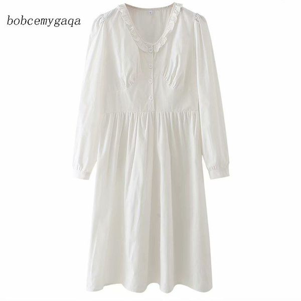 casual dresses vintage ruffled long white dress women sleeve high waist autumn spring pleated vestido mujer, Black;gray
casual dresses vintage ruffled long white dress women sleeve high waist autumn spring pleated vestido mujer, Black;gray