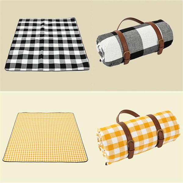 outdoor pads fashion plaid picnic pad waterproof foldable mat + belt strap portable breathable soft camping travel beach blanke
outdoor pads fashion plaid picnic pad waterproof foldable mat + belt strap portable breathable soft camping travel beach blanke