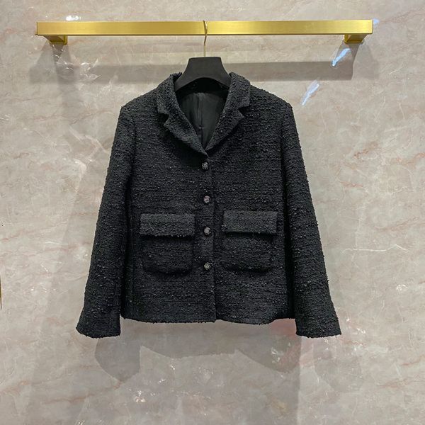 women's jackets 2021 spring runways tweed fancy jacket ol elegant black blazers c384, Black;brown
women's jackets 2021 spring runways tweed fancy jacket ol elegant black blazers c384, Black;brown
