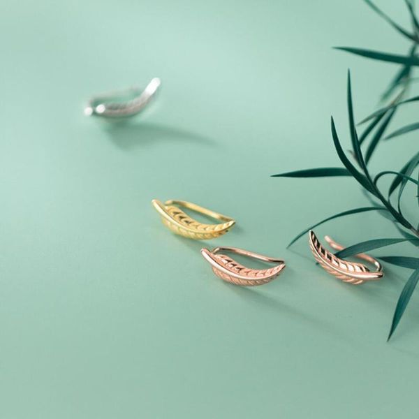 dangle & chandelier 925 sterling silver leaf hook climber crawlers earrings women jewelry a1696
dangle & chandelier 925 sterling silver leaf hook climber crawlers earrings women jewelry a1696