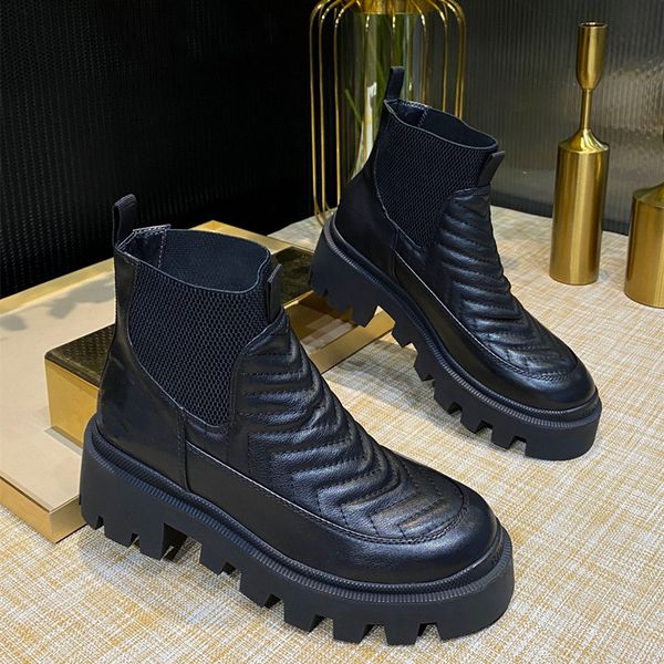 winter designer ankle boots womens luxury 2021 real leather wedge platform sole low block heel martin booties shoes round toe, Black
winter designer ankle boots womens luxury 2021 real leather wedge platform sole low block heel martin booties shoes round toe, Black