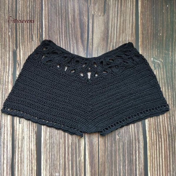 women's shorts booty for women solid knitted summer hollow out short pantalon corto mujer, White;black
women's shorts booty for women solid knitted summer hollow out short pantalon corto mujer, White;black