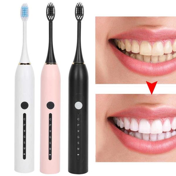smart electric toothbrush rechargeable powerful portable sonic teeth cleaning oral care whitening brushes
smart electric toothbrush rechargeable powerful portable sonic teeth cleaning oral care whitening brushes
