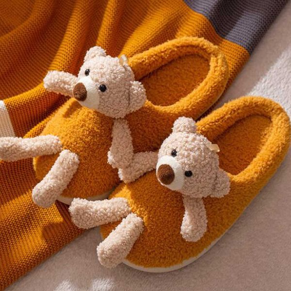 winter cute bear-doll 3d women fur slippers warm plush bedroom ladies flat shoes house couples furry xx640 210625, Black
winter cute bear-doll 3d women fur slippers warm plush bedroom ladies flat shoes house couples furry xx640 210625, Black