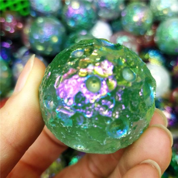 decorative objects & figurines angel aura electroplated natural green fluorite quartz crystal moon meteorite shape ball sphere reiki chakras
decorative objects & figurines angel aura electroplated natural green fluorite quartz crystal moon meteorite shape ball sphere reiki chakras