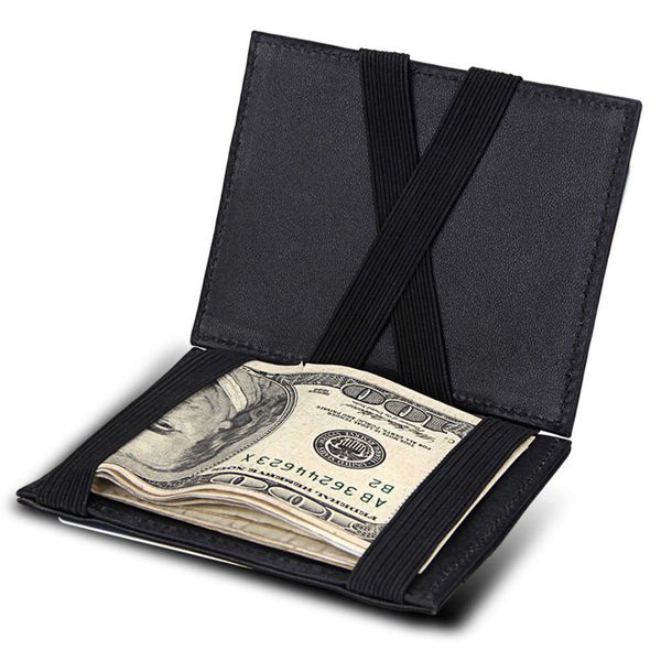 the wallet leather wallet korean men's wallet card us dollar creative magic bag, Black
the wallet leather wallet korean men's wallet card us dollar creative magic bag, Black