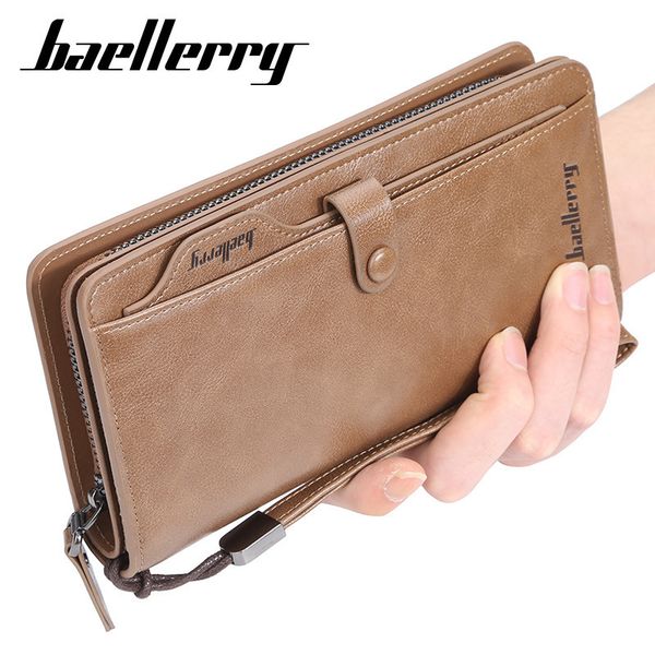 baellerry wallet hand business multi card fashion mobile phone large capacity buckle men's bag, Red;black
baellerry wallet hand business multi card fashion mobile phone large capacity buckle men's bag, Red;black