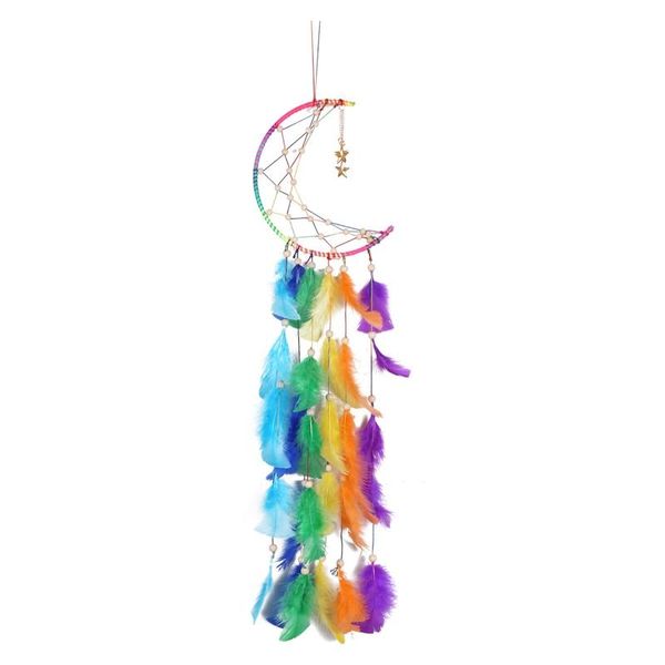 decorative objects & figurines moon star snowflake dream catcher handmade feather wall hanging dreamcatcher ornament car bedroom home decora
decorative objects & figurines moon star snowflake dream catcher handmade feather wall hanging dreamcatcher ornament car bedroom home decora