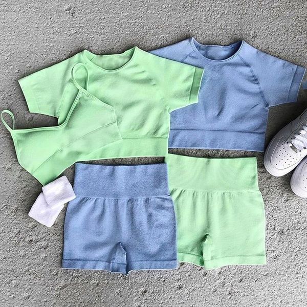 yoga outfit seamless summer shorts set women's tracksuit fitness sets gym sport bra high waist leggings tights crop suit
yoga outfit seamless summer shorts set women's tracksuit fitness sets gym sport bra high waist leggings tights crop suit
