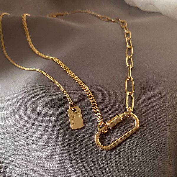 xianlan716 crystal grey in the new golden necklace female fashion luxury personality design senior collarbone accessories chain ne, Silver
xianlan716 crystal grey in the new golden necklace female fashion luxury personality design senior collarbone accessories chain ne, Silver
