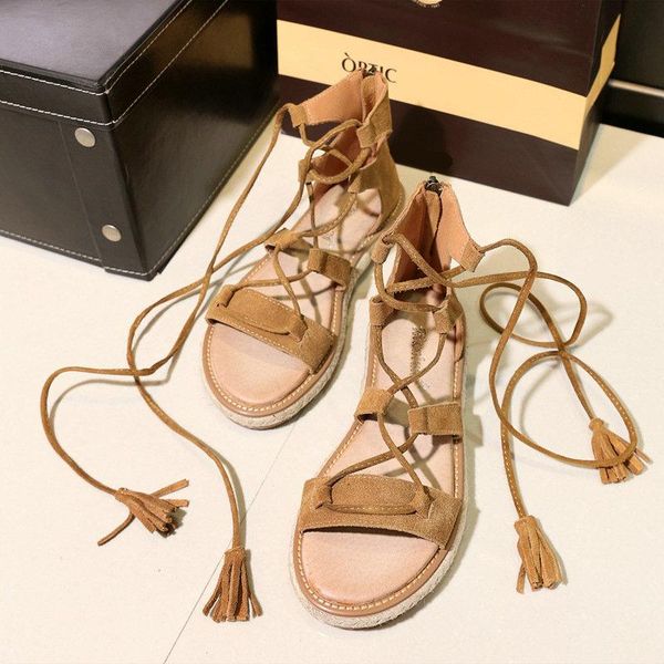 bohemian cow suede strap roman sandals female fat bottom 2021 summer cross-tied shoes large size 33-42, Black
bohemian cow suede strap roman sandals female fat bottom 2021 summer cross-tied shoes large size 33-42, Black