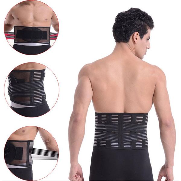 waist support sports protection belt health care belts fitness relieve pain breathable comfortable adults, Black;gray
waist support sports protection belt health care belts fitness relieve pain breathable comfortable adults, Black;gray