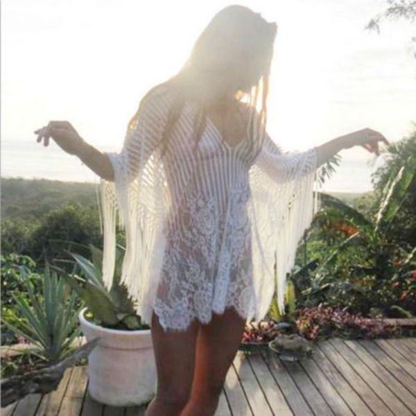 womens beach dress swimwear lace crochet bikini cover up beachwear bathingsuit women's, White;black
womens beach dress swimwear lace crochet bikini cover up beachwear bathingsuit women's, White;black