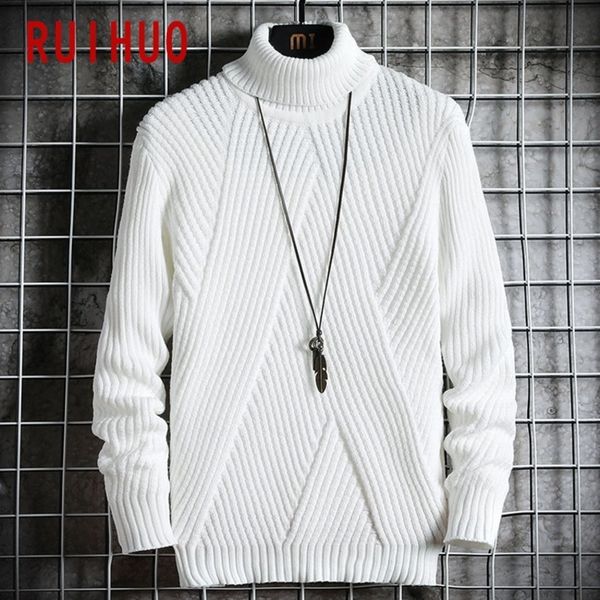 ruihuo - men's high neck coat, knitted sweater, korean clothing, -2xl, autumn, 2021, White;black
ruihuo - men's high neck coat, knitted sweater, korean clothing, -2xl, autumn, 2021, White;black