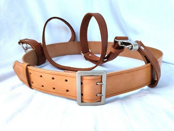 officer double claw belt & shoulder strap brown leather full set outdoor hats, Black;white
officer double claw belt & shoulder strap brown leather full set outdoor hats, Black;white