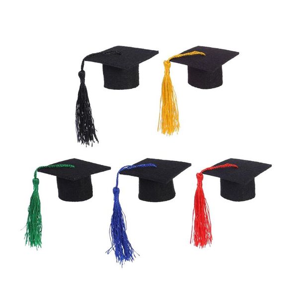 gift wrap 5 pcs mini graduation bottle decorative tassel fancy dr graduated bachelor hat for decoration (red/black/green/
gift wrap 5 pcs mini graduation bottle decorative tassel fancy dr graduated bachelor hat for decoration (red/black/green/