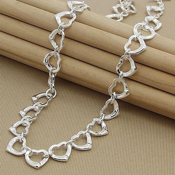 chains 925 silver necklace fashion full small heart charm necklaces beautiful jewelry women female birthday gift
chains 925 silver necklace fashion full small heart charm necklaces beautiful jewelry women female birthday gift