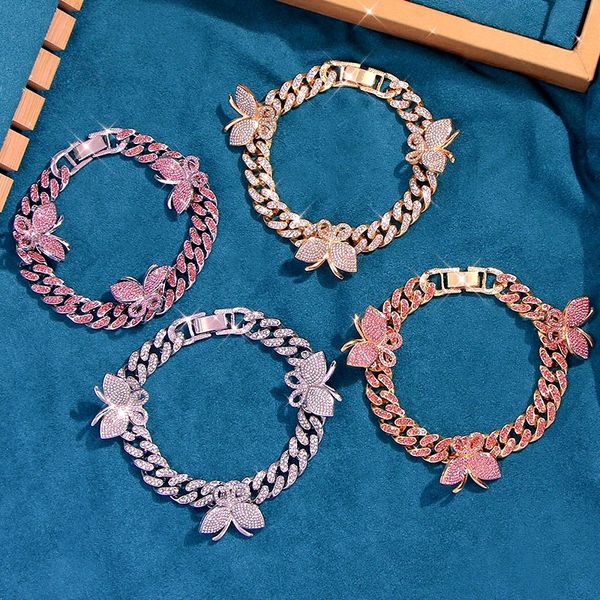 miami cuban link chain butterfly anklet bracelet for women gold silver color 12mm rhinestone anklet foot jewelry gift, Red;blue
miami cuban link chain butterfly anklet bracelet for women gold silver color 12mm rhinestone anklet foot jewelry gift, Red;blue