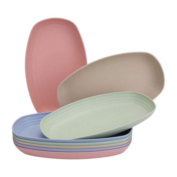 dishes & plates 8 pack wheat straw plates,lunch dinner plates,degradable reusable eco-friendly lightweight tableware set
dishes & plates 8 pack wheat straw plates,lunch dinner plates,degradable reusable eco-friendly lightweight tableware set