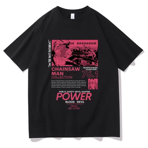 men's t-shirts japan anime tshirt manga chainsaw man short sleeveloose streetwear tee power pattern t shirts men hip hop t-shirt, White;black
men's t-shirts japan anime tshirt manga chainsaw man short sleeveloose streetwear tee power pattern t shirts men hip hop t-shirt, White;black