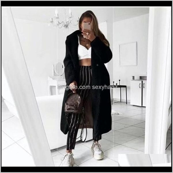 faux outerwear coats womens clothing apparel drop delivery winter warm fur cardigan office lady women blend coat plus size long wool, Black
faux outerwear coats womens clothing apparel drop delivery winter warm fur cardigan office lady women blend coat plus size long wool, Black