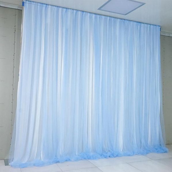 party decoration fashion romantic wedding stage ice silk cloth with gauze background curtain birthday live 3x3m
party decoration fashion romantic wedding stage ice silk cloth with gauze background curtain birthday live 3x3m
