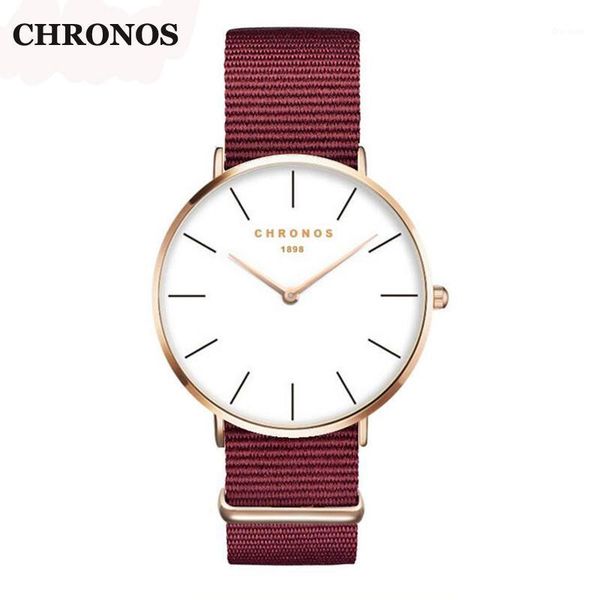 chronos men watches simple style watch quartz wristwatch nylon watchband men's relogio masculino wristwatches, Slivery;brown
chronos men watches simple style watch quartz wristwatch nylon watchband men's relogio masculino wristwatches, Slivery;brown