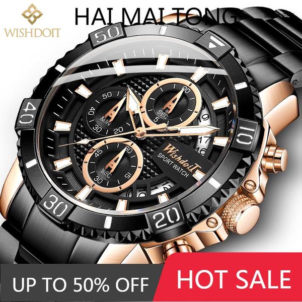 wristwatches 2021 fashion men's watch stainless steel sports chronograph quartz relogio masculino, Slivery;brown
wristwatches 2021 fashion men's watch stainless steel sports chronograph quartz relogio masculino, Slivery;brown