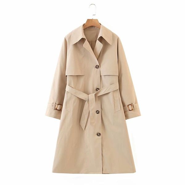 women's trench coats puwd sweet female khaki sashes long windbreaker 2021 autumn oversized women solid coat ladies korean style outerwe, Tan;black
women's trench coats puwd sweet female khaki sashes long windbreaker 2021 autumn oversized women solid coat ladies korean style outerwe, Tan;black