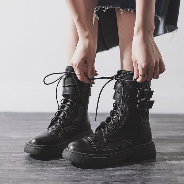 qy-1 breathable hollow martin boots women's summer net thin short versatile british style black medium
qy-1 breathable hollow martin boots women's summer net thin short versatile british style black medium
